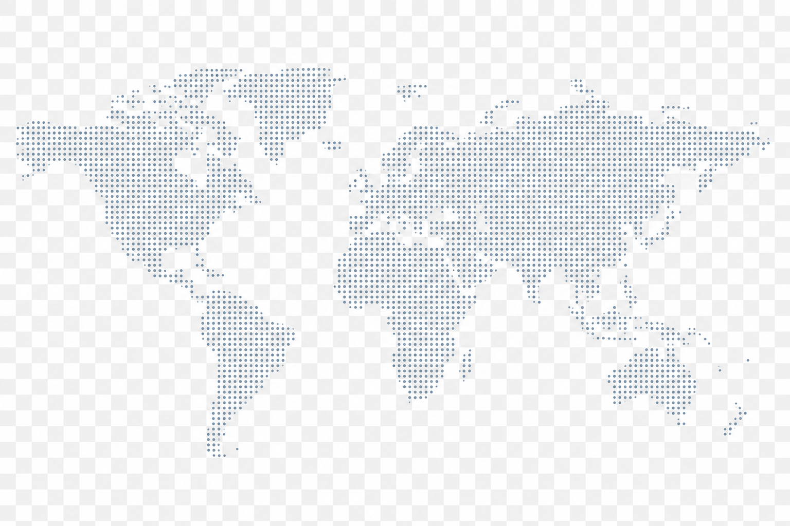 World map showing Zynra global service reach